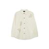 MLB Logo Casual Denim Jacket Unisex Jackets Cream 3ADRB0334-43CRM