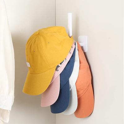 No Drilling Required:  Hat Rack for Baseball Caps - Adhesive Hat Hooks for Wall, Cap Hanger Storage & Organizer for Door & Closet