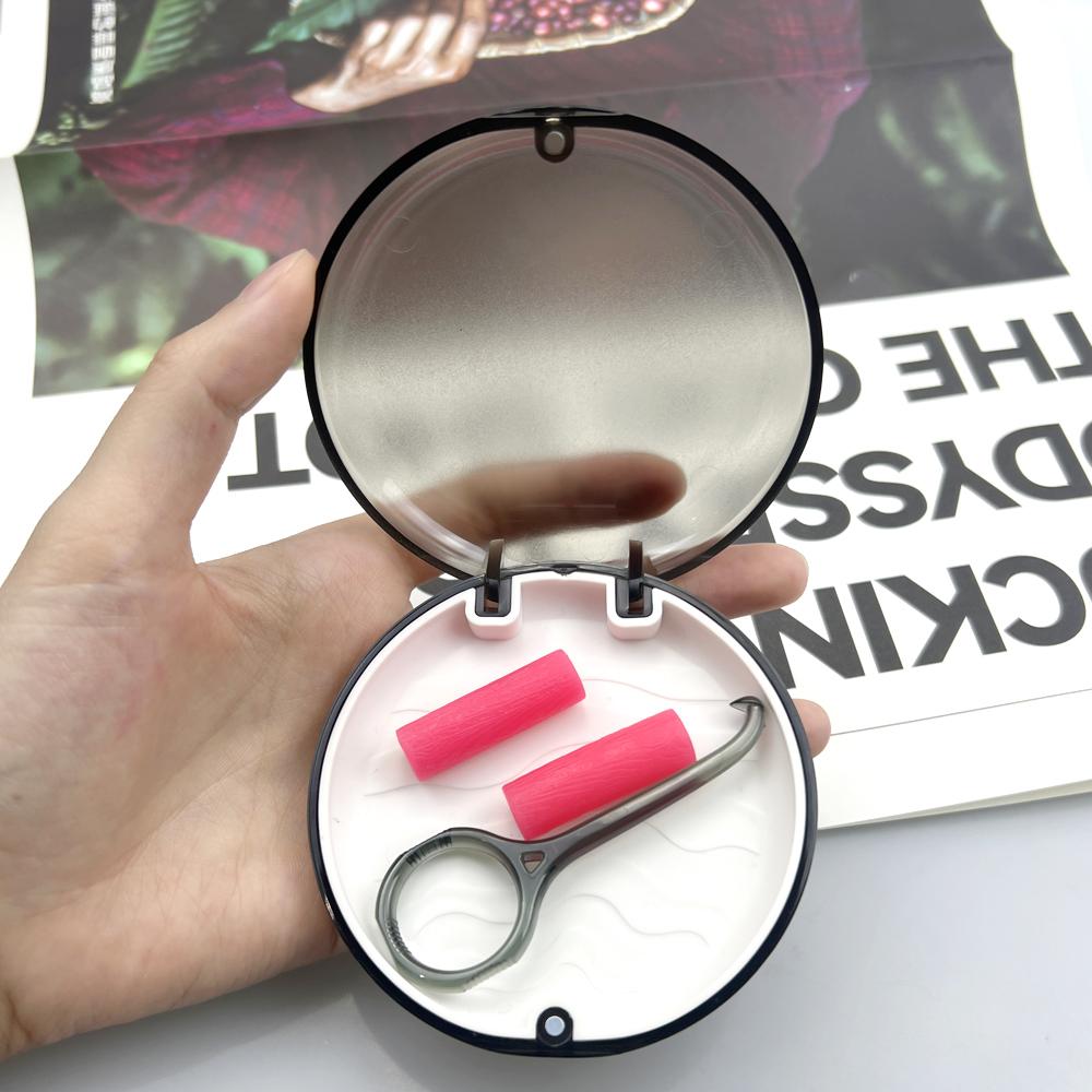 Denture Storage Box Retainer Case Transparent Invisible Orthodontic Aligner Braces Fake Teeth Mouth Guard Container Oral Care