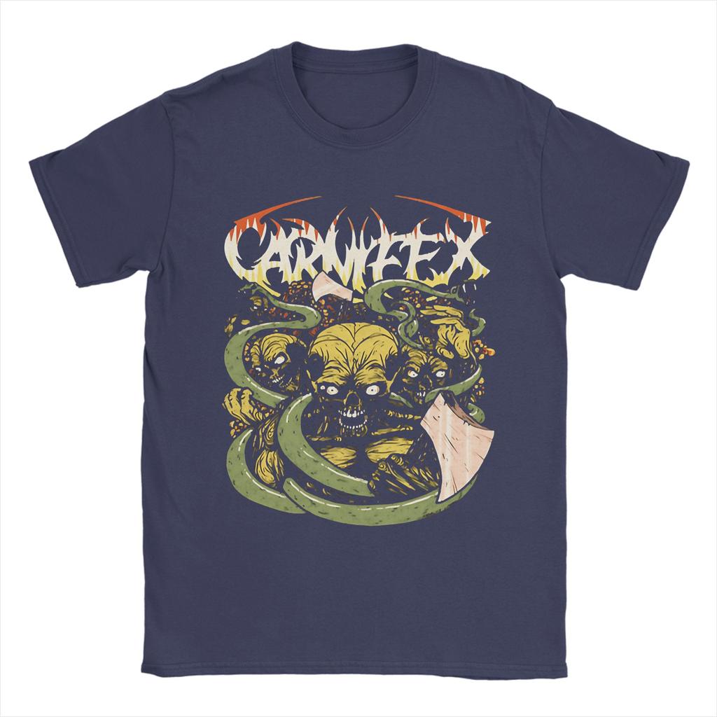 Amazing Carnifex Band T Shirt Summer  100 Cotton T Shirts For Unisexs Harajuku Print Tee Shirt Short Sleeve Vintage Top Tees