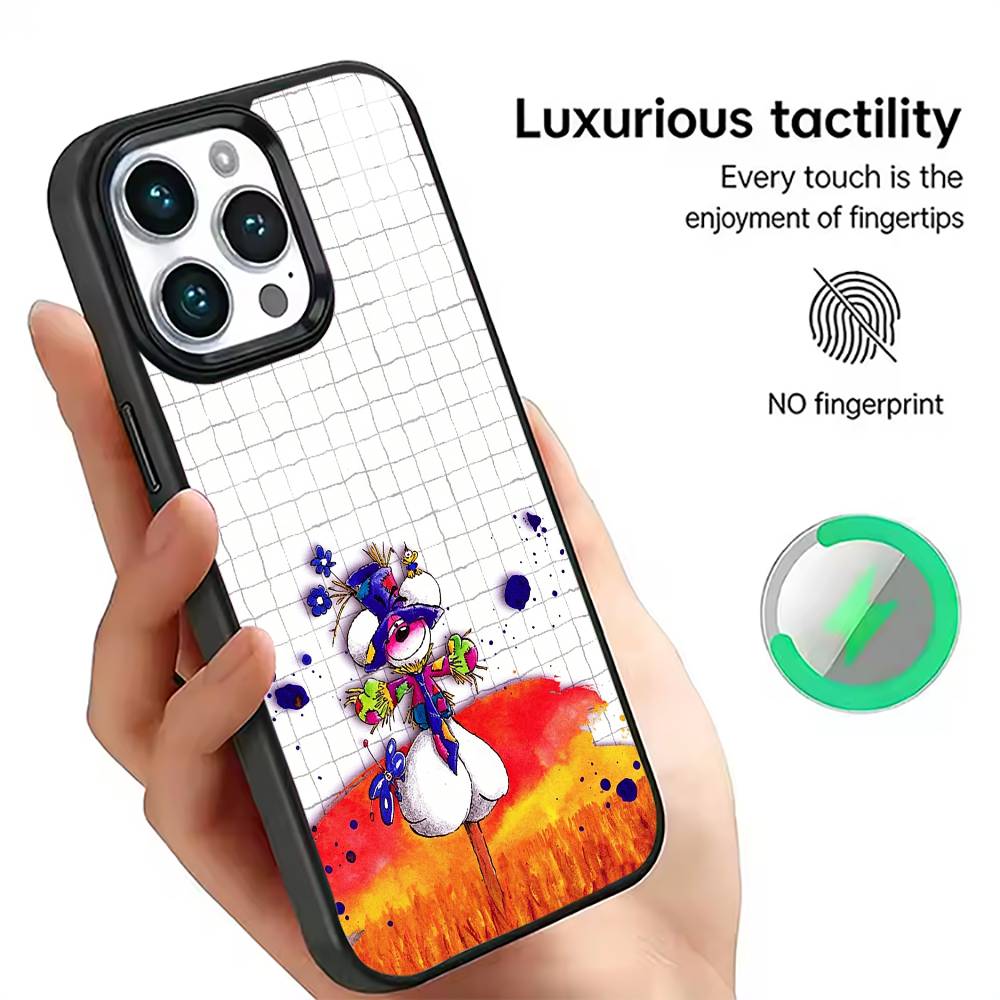 Cartoon D-Diddl Handyhülle Für iPhone 17,16,15,14,13,12,11 Plus,Pro Magnetisch mit Magsafe Kabellosem Laden