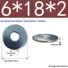 Galvanized Flat Metal Washer Spacer M3-M60