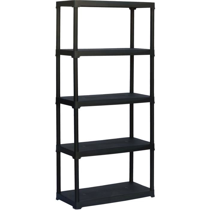 TOOD Plastic Shelf - 5 Shelves - H176x90x40 - 30 Kg Per Shelf