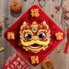 3D Spring Festival Window Sticker Flocking New Year Decoration  Chinatown
