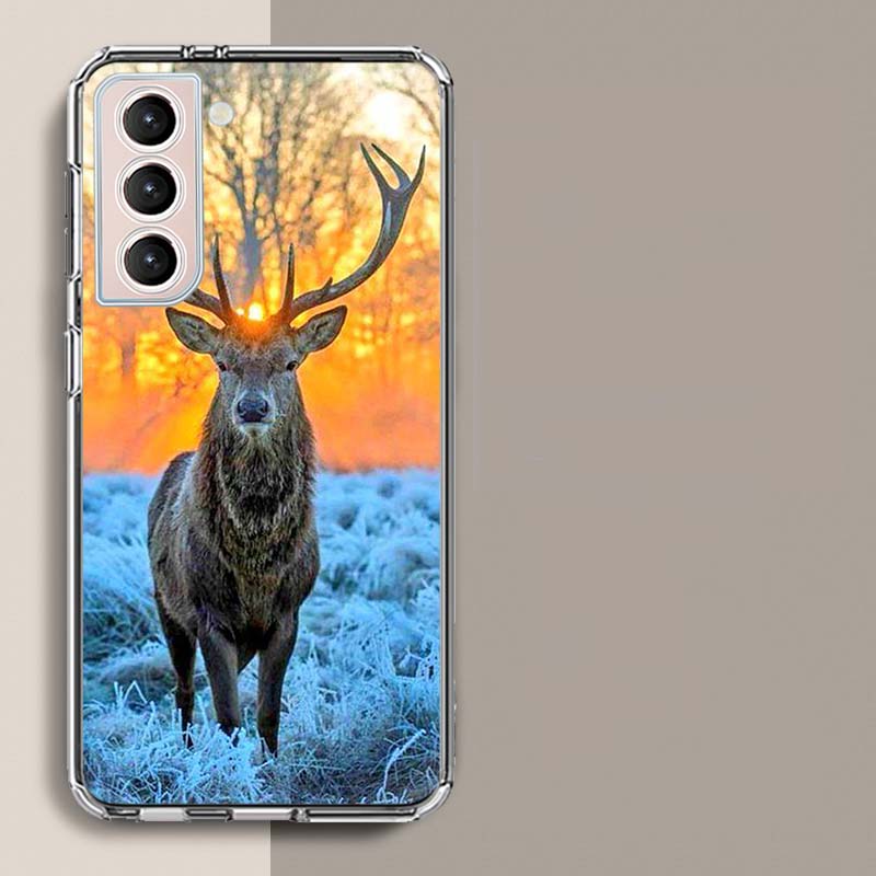 Deer Hunting Camo Phone Case For Galaxy A14 A24 A34 A54 Samsung A02S A12 A22 A32 A42 A52 A72 A13 A33 A53 5G A03 A03S A23 A73 A20