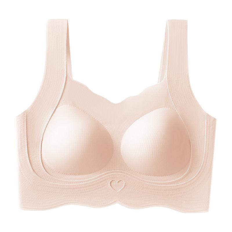 Stage development period girl underwear seamless girl high school student fixed coaster foundation bra girl bra