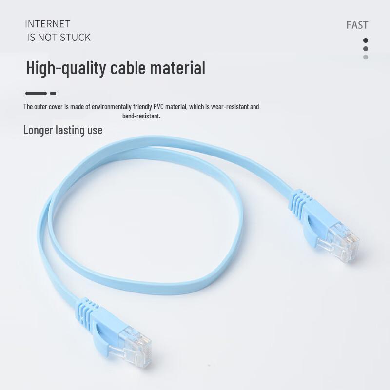 LLHY Cat6 Flat Unshielded Ethernet Network Cable