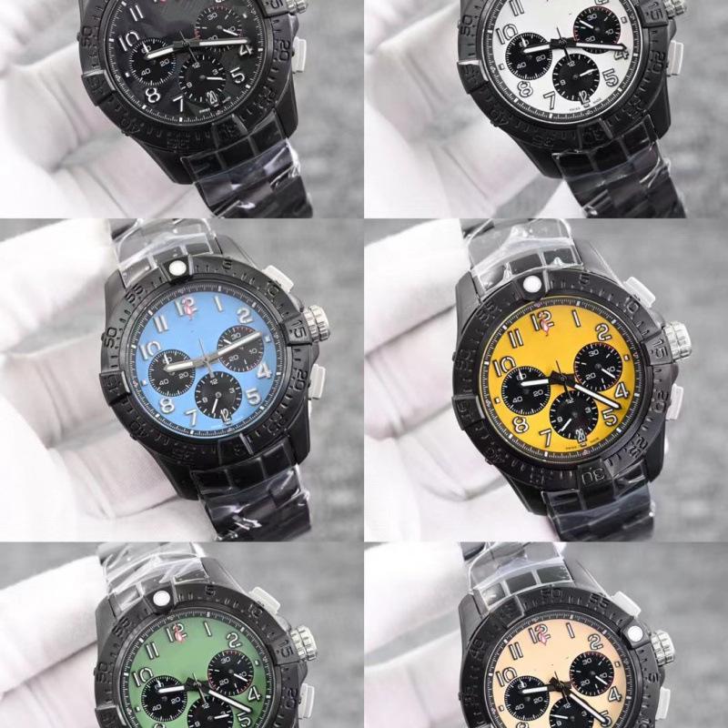 2024 Avenger Series Multifunctional Men's Quartz Watch with Steel Band