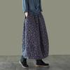 Women's Skirt Vintage Printed Half-body Skirt Mid-length Half-body Skirt Ethnic Style Skirt