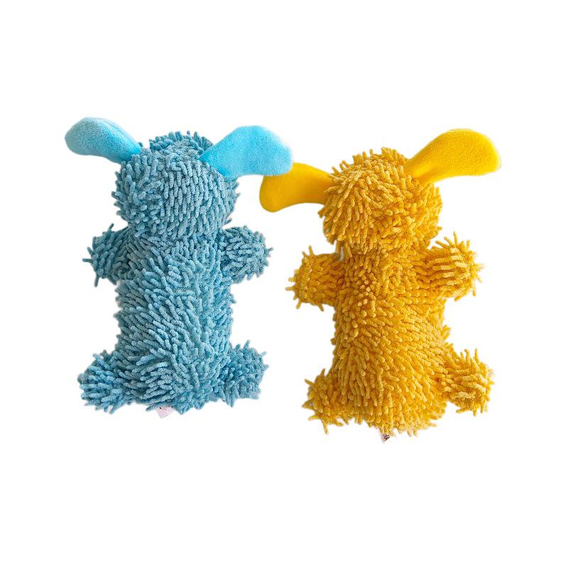 Plush Dog Teething Toy with Sound - Small, Medium, Large Breeds