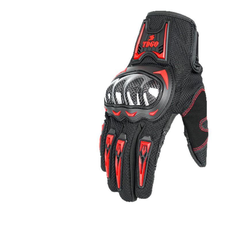 Motorcycle Gloves Rider Locomotive Non-slip All-finger Gloves Racing Off-road Riding Touchscreen Windproof Drop-resistant Gloves