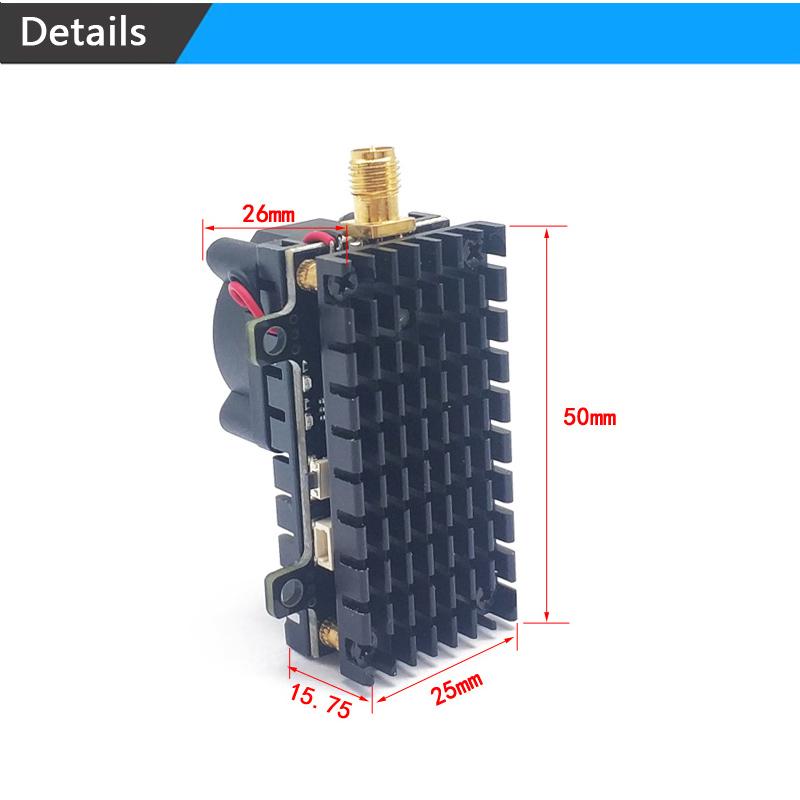 Over 10km FPV Suit 5.8G 48CH 2000mW FPV Wireless VTX Transmitter and 2.8-12mm Adjustable Camera 1000TVL for Long Range FPV Drone