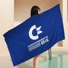 C-Commodore 64 Logo Microfiber Beach Towel Absorbent Quick Dry Soft Yoga Swimming Resort Mountain Climbing Towel
