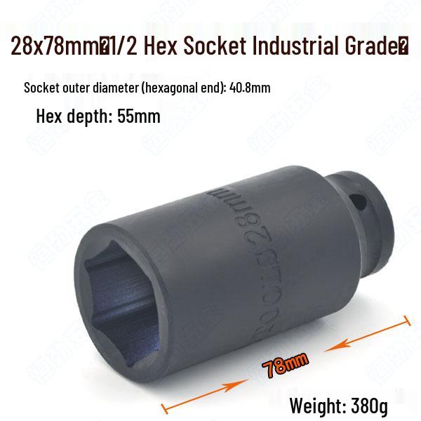 

Electric Hex Wrench with Extended Socket Head (25-38mm) - Small Air Impact, Large Fly Pneumatic