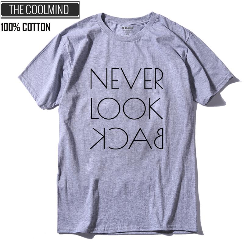 COOLMIND QI0129 100% Cotton Short Sleeve Funny T Shirt Casual Summer Mens Tee Shirts Loose O-neck Men Tshirt Streetwear T-shirt