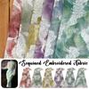 Țesătură Brodată cu Mărgele Perlate de Lux Dantelă Sequin Tulle Dantelă de Calitate Superioară Țesătură de Designer Pentru Cusut DIY Rochie Haine