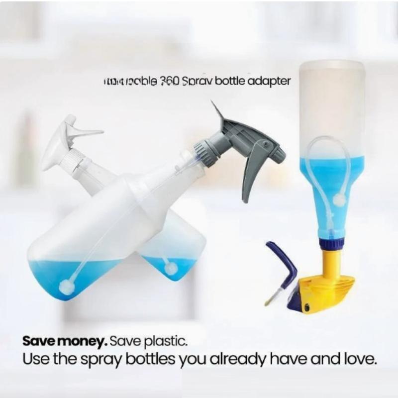 1/2/3Pcs Universal Spray Bottle Adapter 360 Degree Weighted Adapter Sprayer Bottle Top Head Gardening Window Cleaning Supplies