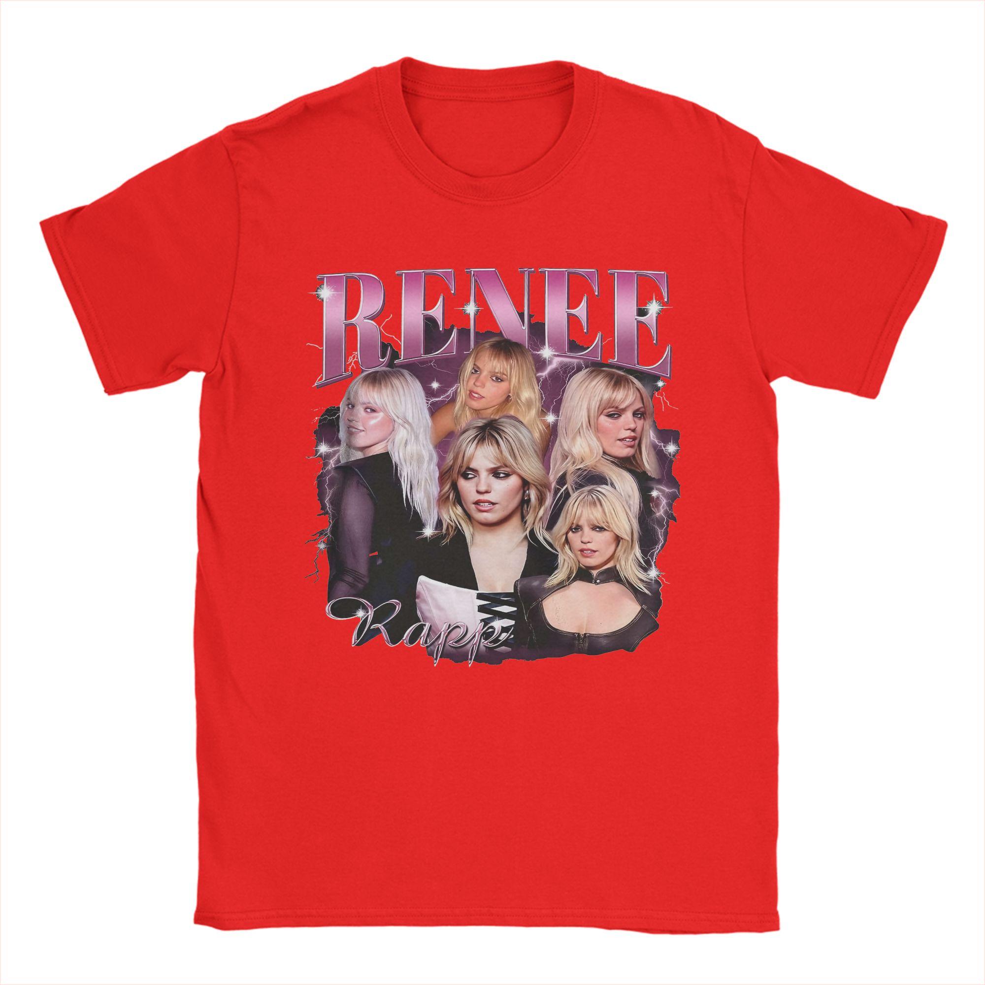 

Renee Rapp 90s T Shirt for Unisex Pure Cotton Funny TShirt Round Neck Tee Shirt Short Sleeve Clothes Printed S