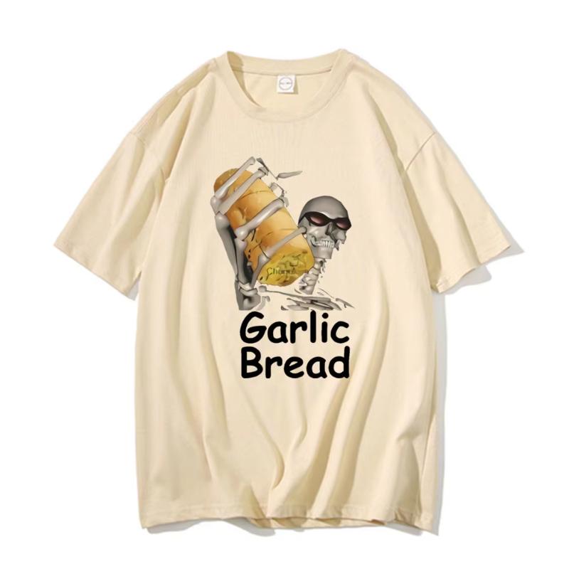 When Ur Mom Com HOM N Maek Hte Garlic Bread Unisex Women T Shirts Harajuku Graphic Vintage Best Trendy Unisex Casual Loose Tshirt