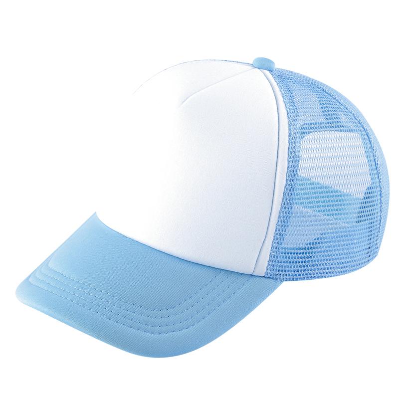 Men's Spring/Summer Mesh Duckbill Baseball Cap with Logo Embroidery