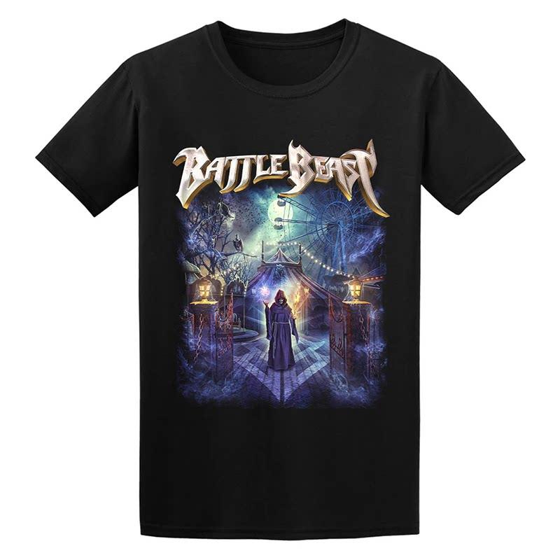 

ZX Fighting Beast Dark Gothic Rock American LooseFitting Mens TShirt By Finnish Heavy Metal Band 4XL