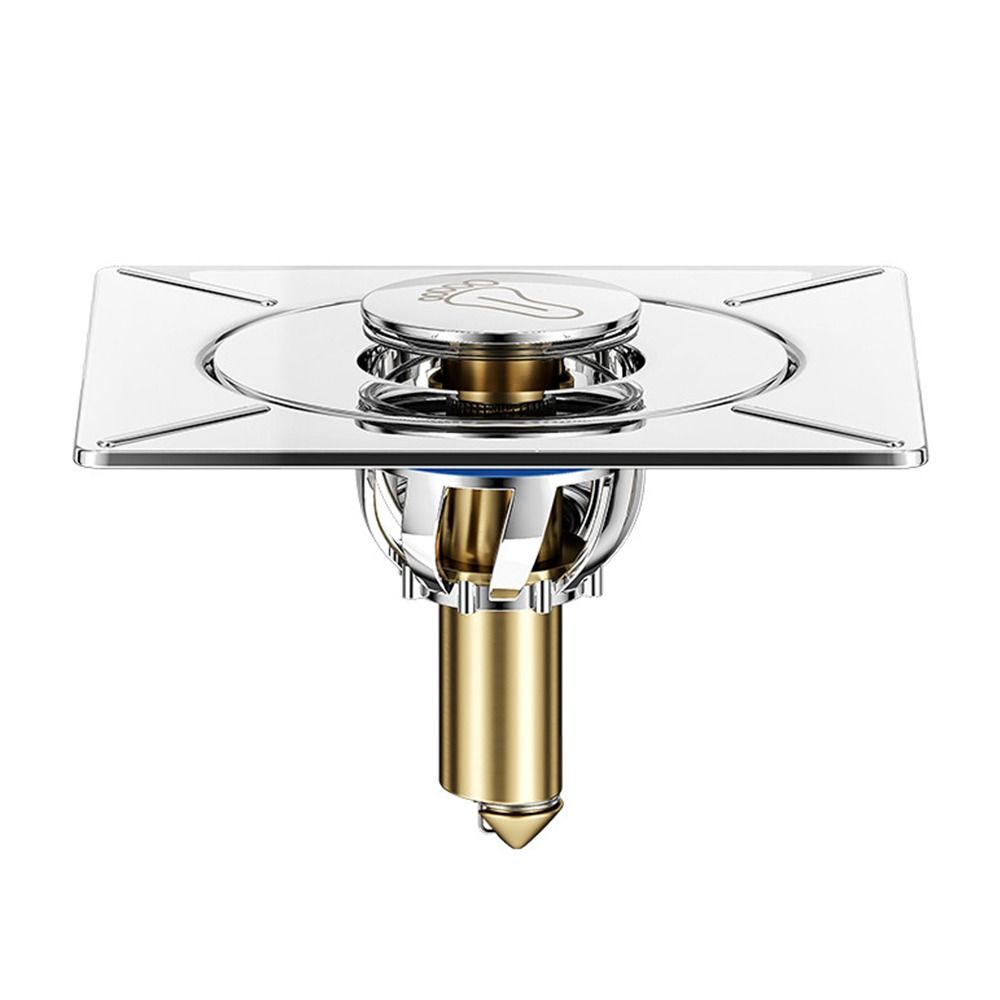 Stainless Steel Press-Type Floor Drain Pedal Type Drain Filter Creative Shower Foot Floor Drain