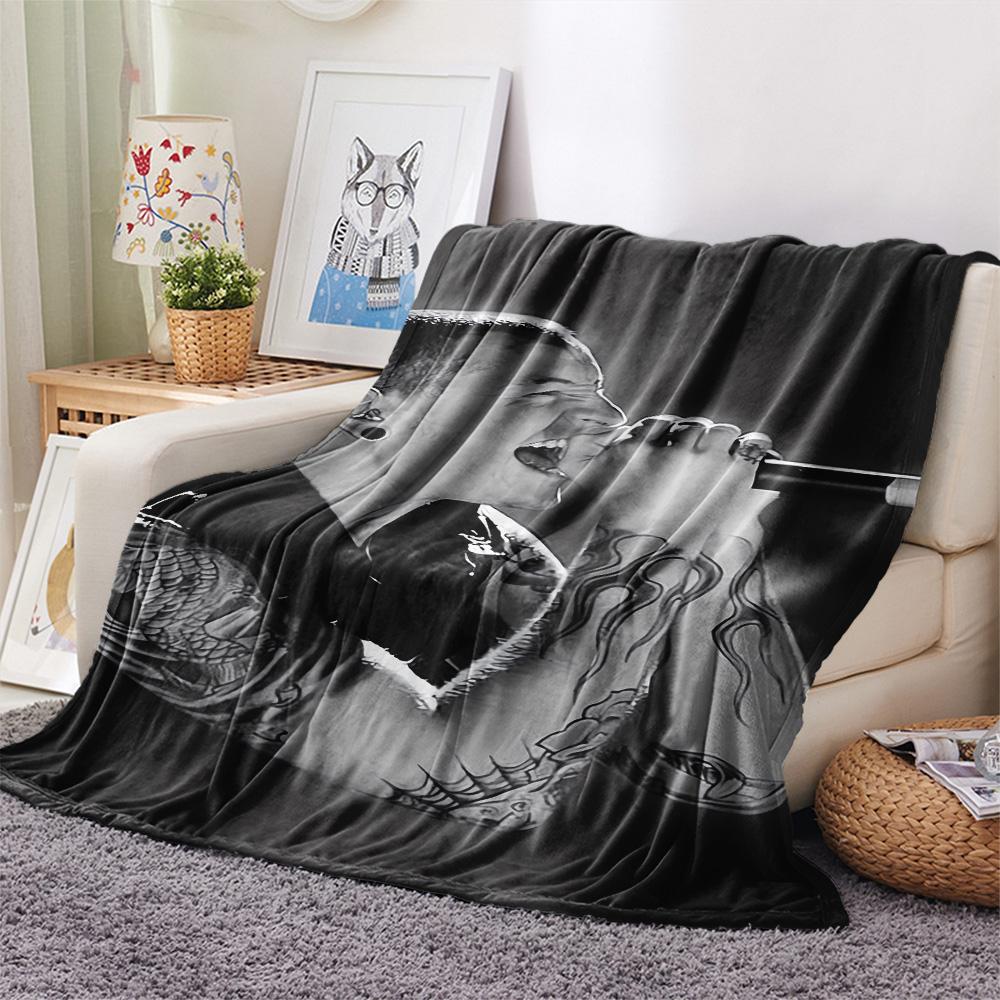 1 Stück Alien Erde Print Flanelldecke, Hohe Qualität, Bequem für alle Jahreszeiten, Heimdekoration, Wärme und Komfort, Perfekt für Weihnachtsgeschenke