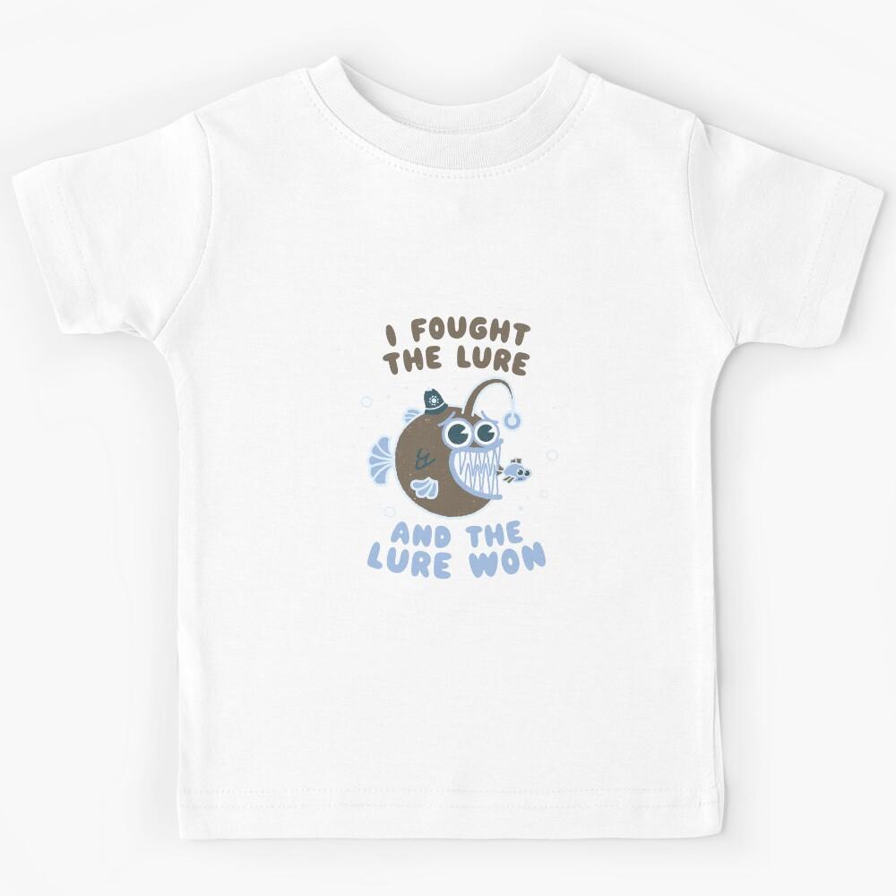 I Fought The Lure And the Lure Won - Ocean Pun Dad Joke - Funny Music Pun Kids T-Shirt 170