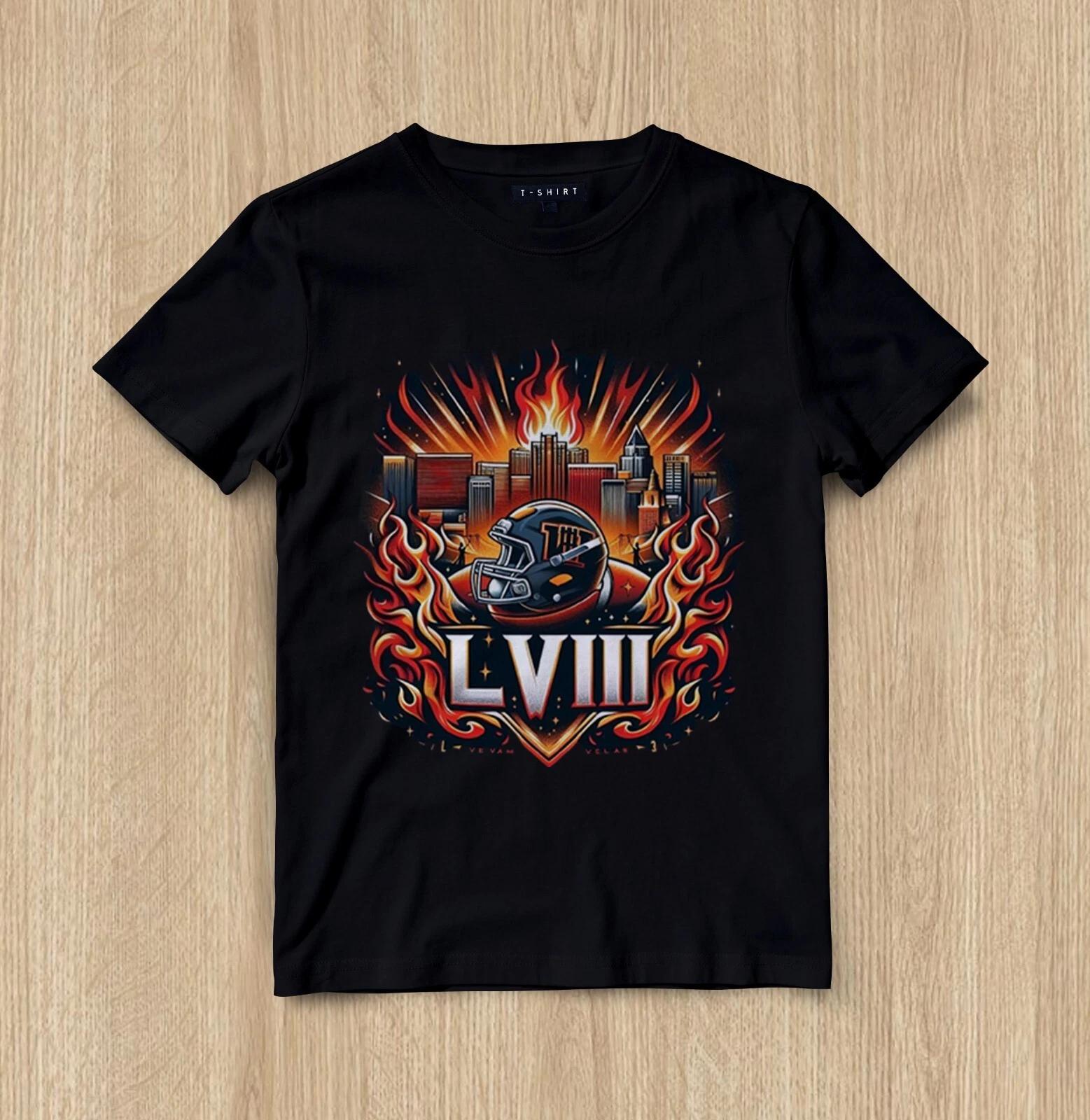 

Super Bowl LVIII Anticipation T-shirt Design Unisex Jersey Short Sleeve Tee XL