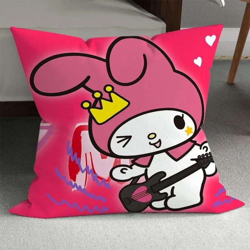 Sanrio Cute Girly Pillowcase HelloKitty Cinnamon Dog Pillowcase Kawaii Room Decoration Home Living Room Sofa Cushion Cover