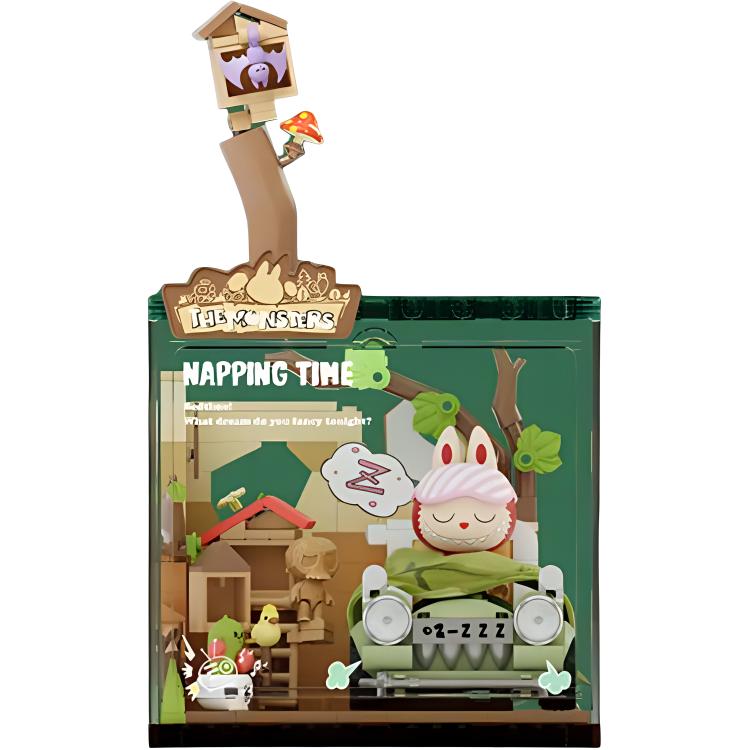 

New POP MART LABUBU FOREST SECRET BASE Collection Trend Based Products PPMT-2409-0051 P10006 Snoozing Time