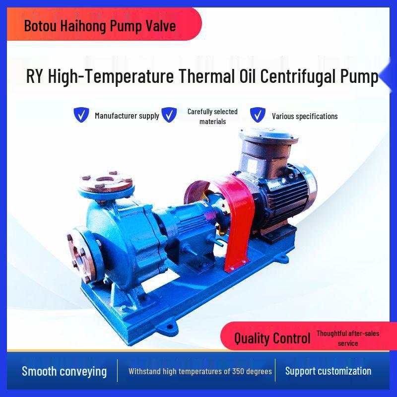RY High-Temperature Heat Transfer Oil Circulation Pump: Small Power, Hot Oil Centrifugal Pump for Heat Transfer Applications.