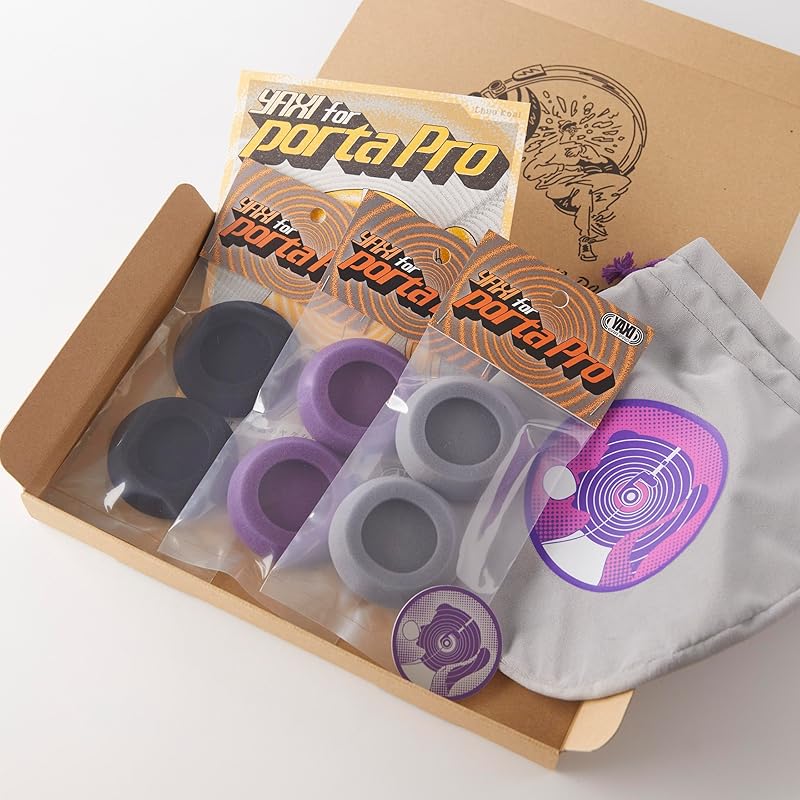 

YAXI EARPADS for Koss PORTAPRO 3Pairs+Pouch ((Black+Grey+Purple)+Pouch)