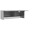 Grey Sonoma Wardrobe 100 x 32.5 x 35 cm Particleboard