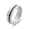 Silver Ring with Cubic Zirconia, Product Weight 4.23 G (2157250)