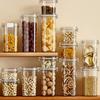 Plastic Vacuum Sealed Tank Electric Coffee Vacuum Container Kitchen Food Grains Candy Storage Box Fresh-Keeping Tea Canister