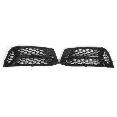 Automotive Lighting Protection Pair Of Fog Light Grilles Bumper Cover For 8V5807681AA 8V5807682AA 8V5807681M 8V5807682M