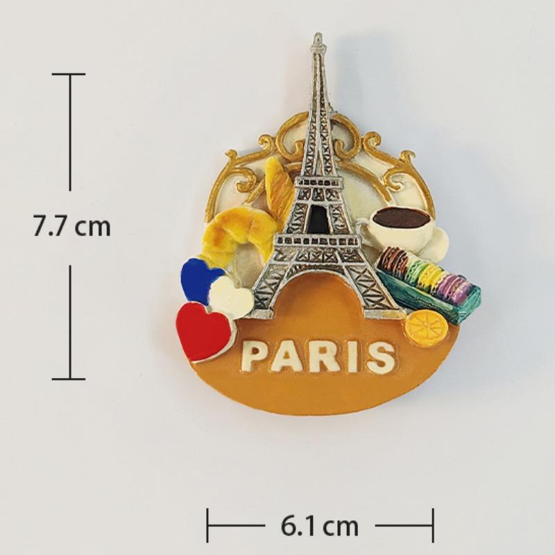 France Refrigerator Stickers Paris Souvenirs L’Arc De Triomphe La Tour Eiffel Fridge Magnets Home Decor Wedding Gifts