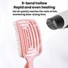 Household Hollow Rib Hair Massage Comb Multifunctional Fluffing Comb For Volumizing The Crown