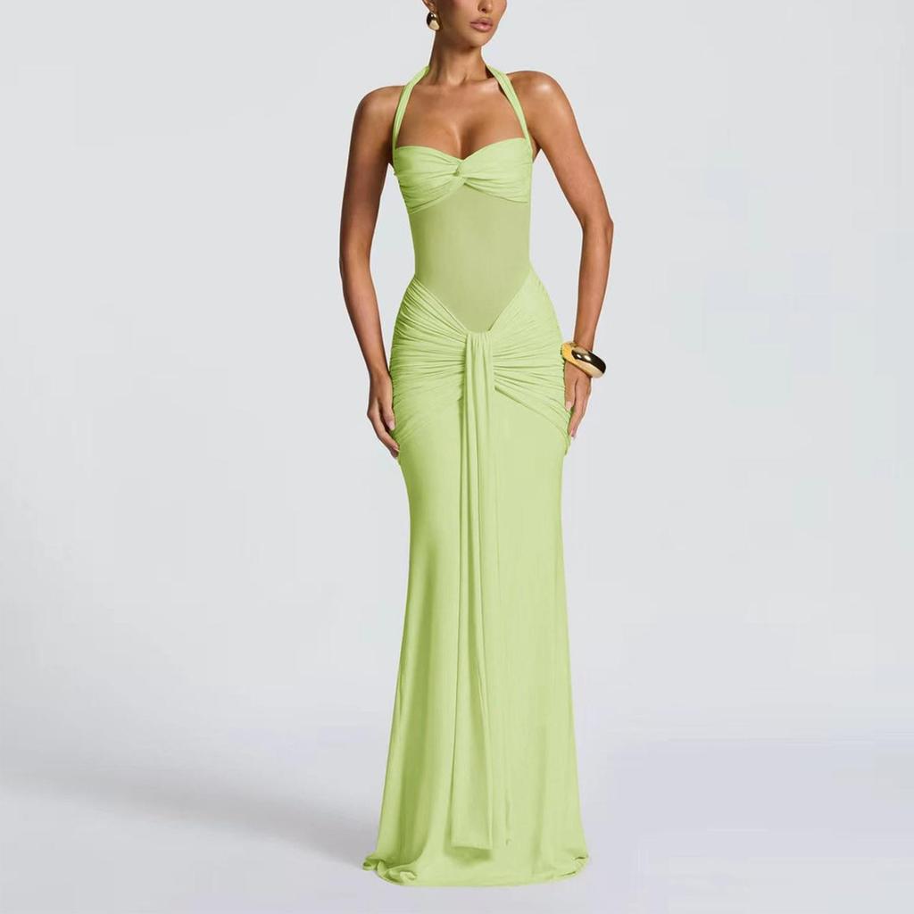 Elegantní Módní Sexy Bodycon Šaty Bez Zad Pro Ženy