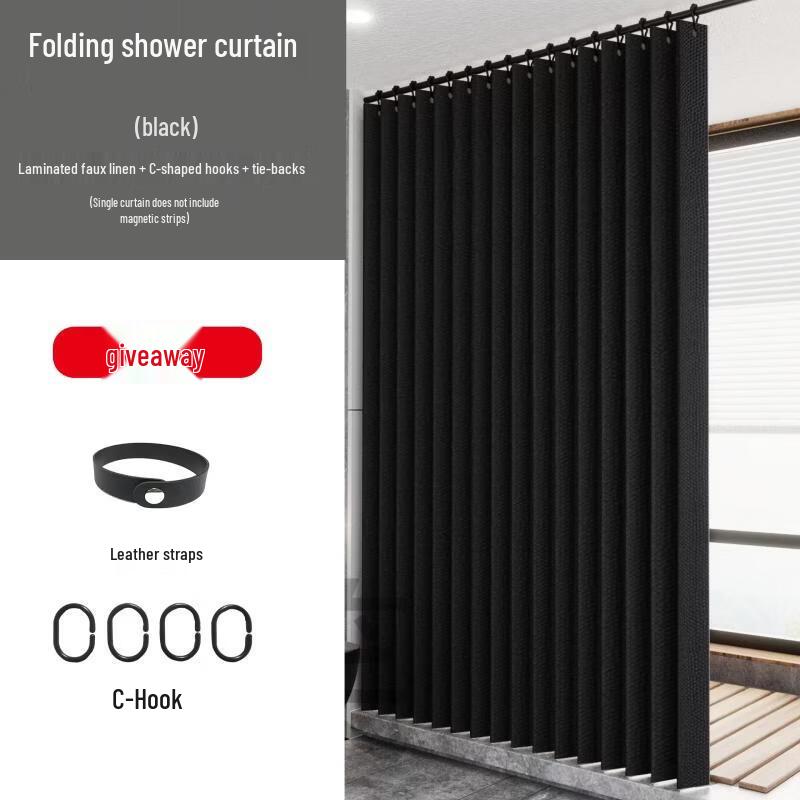 Handun Folding Shower Curtain