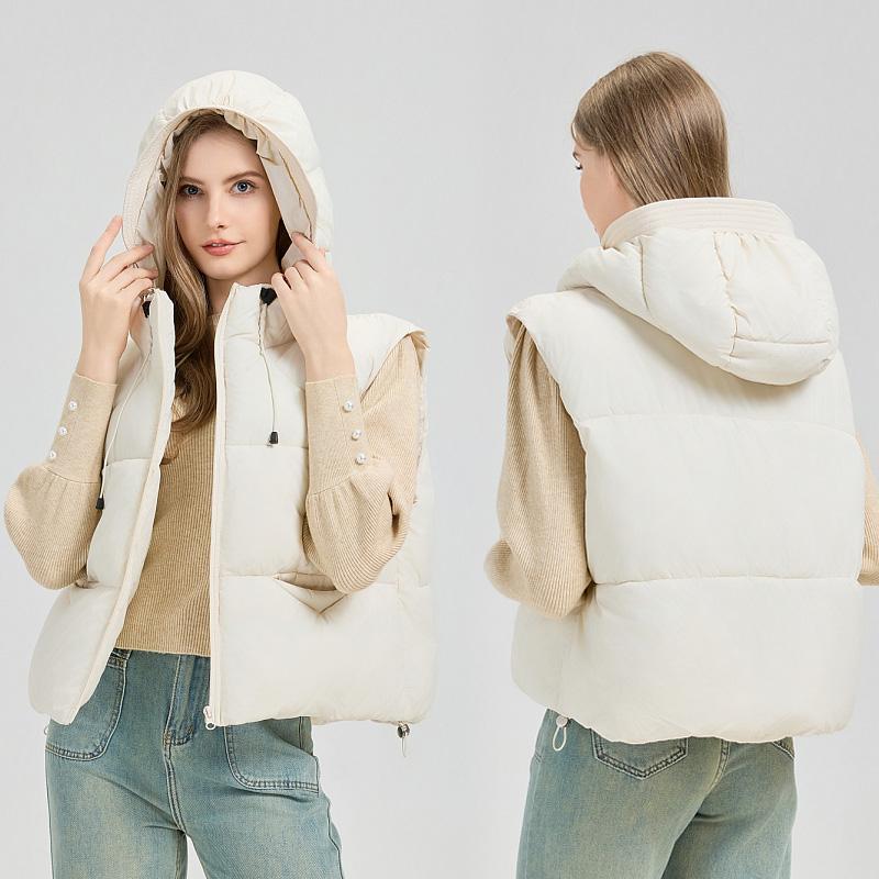 Women's Warm Solid Color Vest For Autumn And Winter
