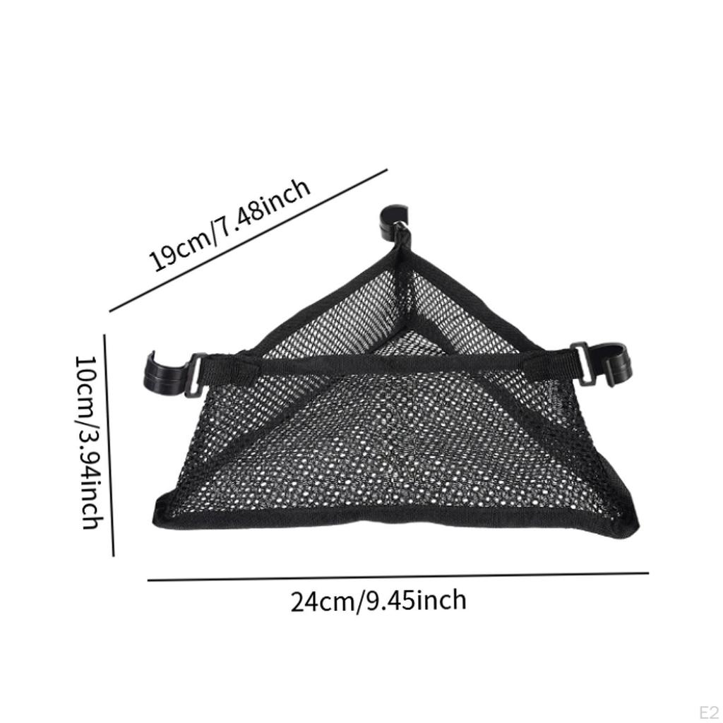 Picknick unter Tisch Aufbewahrungstasche Dreieckiges Netz Zubehör Leicht zu tragen Faltbar für