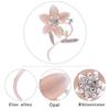 1Pc Romantic Flower Brooch for Women Girls Exquisite Flower Plant Pins Brooches Jewelry Trendy Accessories Party Gift