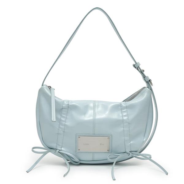 Matin Kim HALF SHIRRING RIBBON ROUND BAG - 6 Colors