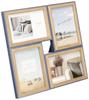 LADONNA AVANTI Photo Frame Wooden L x 4 083893 Navy DF85-40-NV 4-Sided