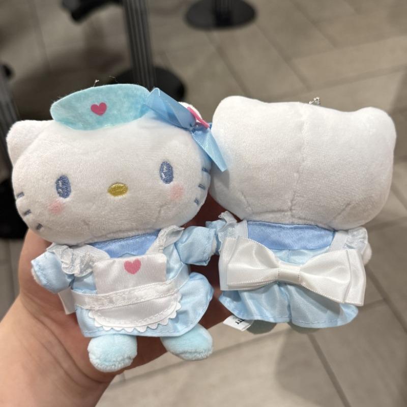 Plush Keychain Kuromi MY Melody Cogimyun Hello Kitty Angel Nurses Series KThingS Bag Pendant Soft Stuffed Birthday Gifts