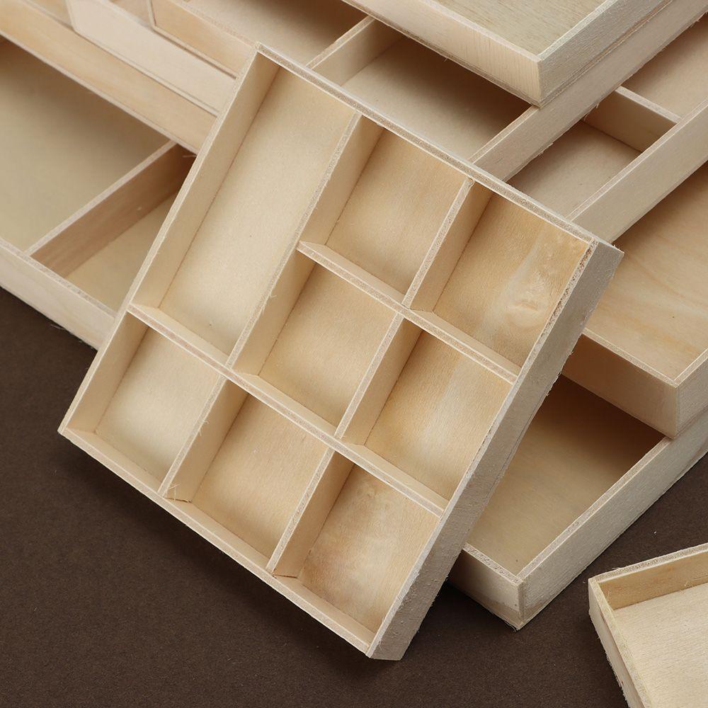 Schmuck Display Palette Lagerung Holz Box Desktop Organizer Bonsai Halter Blumentopf Holz Tablett