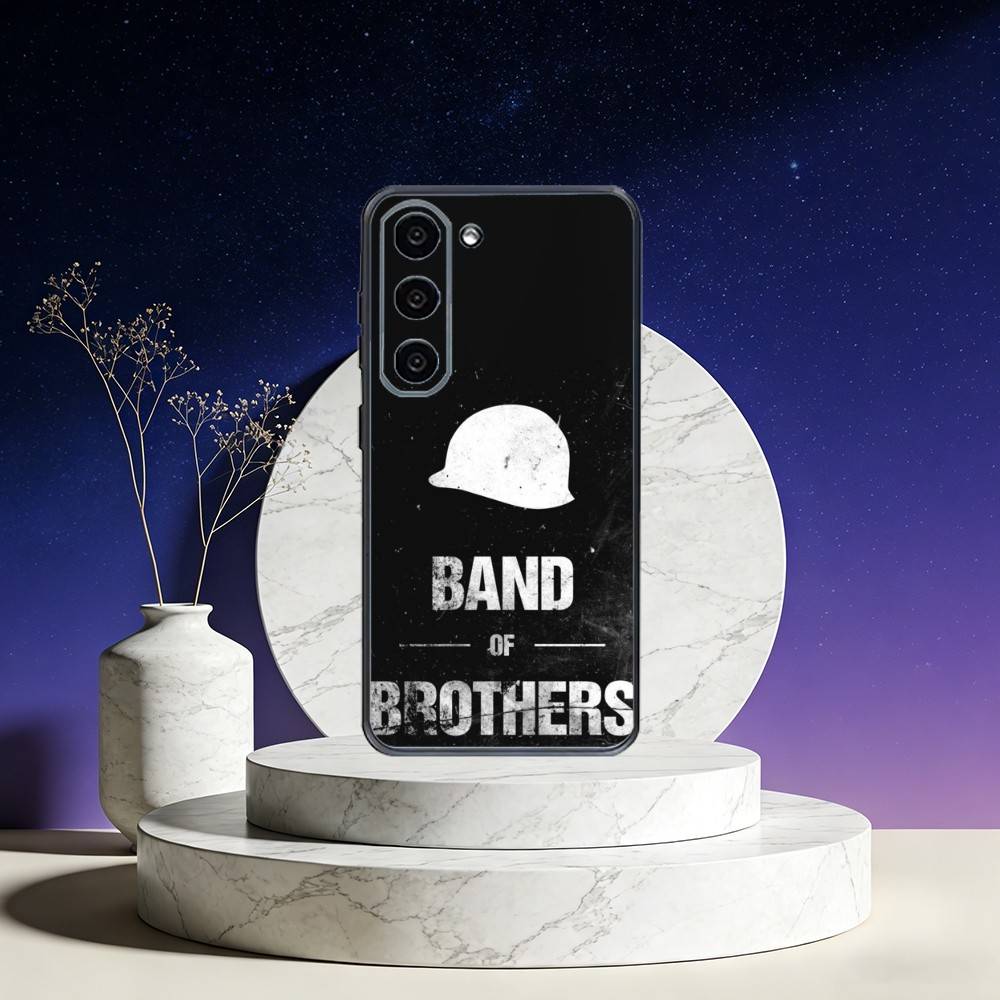 

Movie Band of B-Brothers-es Phone Case For Samsung Galaxy A73,A72,A71,A70,A53,A52,A51,Others Soft Black Cover Samsung a40