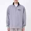 KULTE Half Zip Crewneck Melange Grey